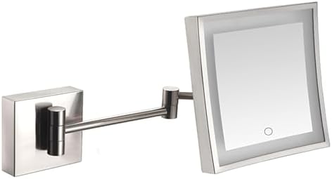 Lighted Make-up Mirror for Wall-Mounted Vanity