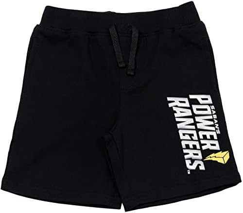 Power Rangers 2 Pack French Terry Shorts for Boys