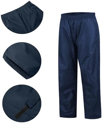 Swisswell Kids Waterproof Rain Jacket Pants for Boys