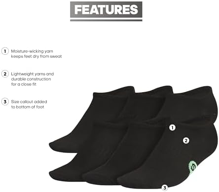 Adidas Superlite Classic No Show Socks 6-Pairs for Kids