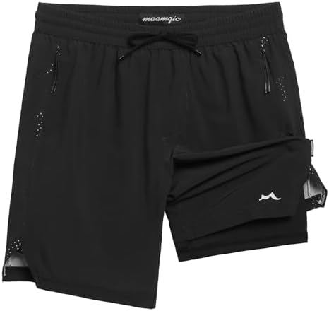 MaamMagic Boys 1-Piece Performance Running Shorts