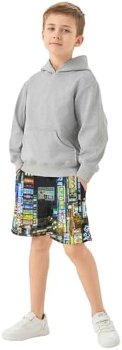Aflyko Boys Summer Shorts with Pockets for Daily Wear