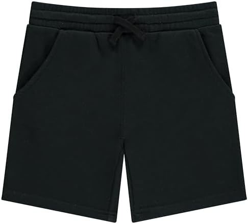 STITCH STONE Boys 4-Pack French Terry Shorts - Machine Washable Soft