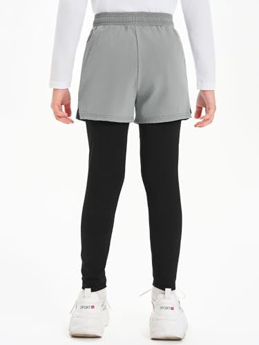 Haloumoning Boys 2-in-1 Shorts hegals Adrenaline-Fuelled Fitness Adventure