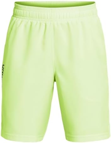 Under Armour Boys Woven Wordmark Shorts Lightweight Durable