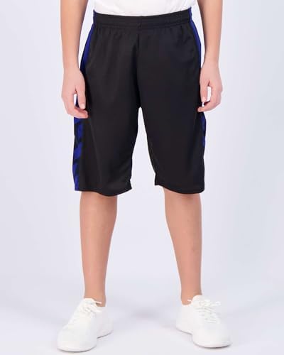 Real Essentials Boys 5-Pack Mesh Active Shorts - ALL-DAY COMFORT