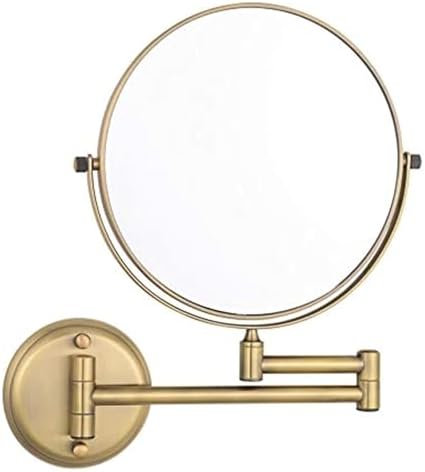 Wall-Mounted Lighted Double-Sided Makeup Mirror