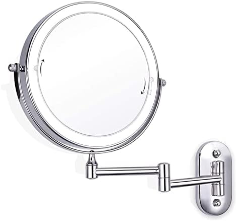 XYBSDBTNR 8-inch LED Makeup Mirror 360 Rotation