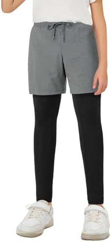 Haloumoning Boys 2-in-1 Shorts hegals Adrenaline-Fuelled Fitness Adventure