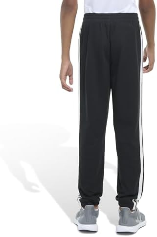 adidas Boys 3 Stripe Elastic Cuff Jogger