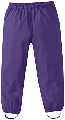 Colorful Toddler Rain Pants Lightweight Reflective