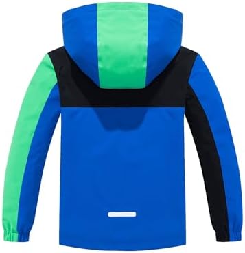 NATUST Kids Lightweight Rain Jacket for BoysGirls