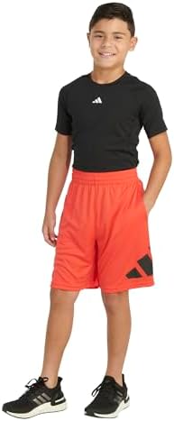 adidas Boys Elastic Waistband Sportswear Shorts 1