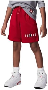 Kids Stretch Waistband Basketball Shorts Gym Red 85C186-R78 Comfort Fit