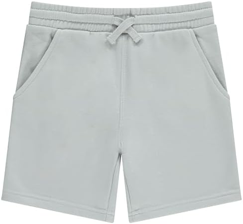 STITCH STONE Boys 4-Pack French Terry Shorts - Machine Washable Soft