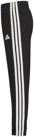 adidas Boys 3 Stripe Elastic Cuff Jogger