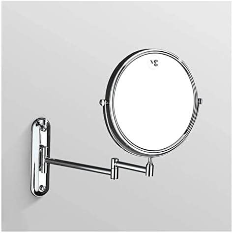 Wall-Mounted Telescoping Makeup Mirror