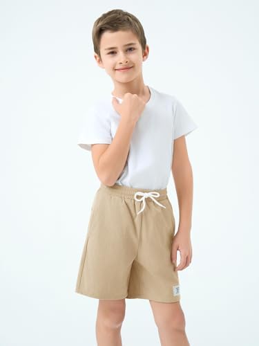 Haloumoning Boys Corduroy Shorts Kids