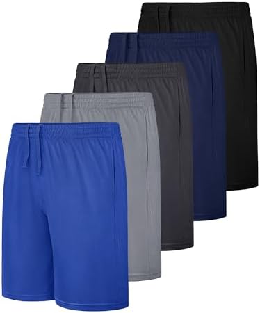 Quick Dry Beardens Kids Boys Basketball Shorts with Pockets