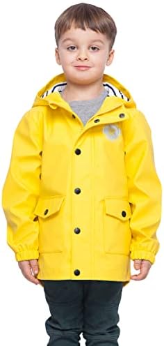 RokkaRolla Boys Waterproof Rain Jacket Durable for Kids