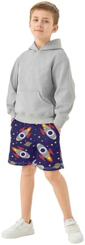 Aflyko Boys Casual Shorts Summer Outfit with Pockets for Boys