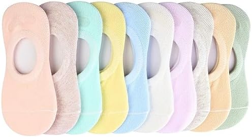 Auranso Boys Anti-Slip No-Show Socks