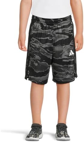 Adidas Boys AOP Tiger Camo 3-Stripe Performance Short