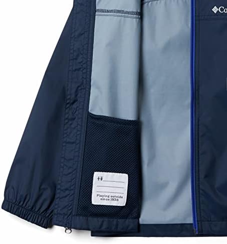 Columbia Big Boys Glennaker Rain Jacket Collegiate Navy Medium 1