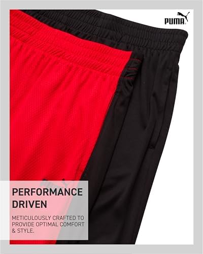 PUMA Boys Athletic Shorts 2 Pack for Basketball