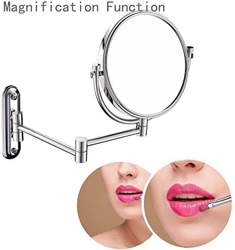 Magnifying Vanity Mirror with Extendable Arm