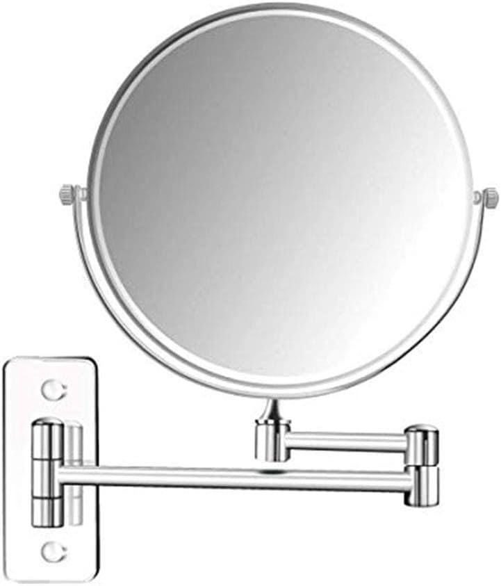 8 Inch Wall Mounted Makeup Mirror with 3X Magnification