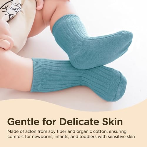 Babysoy Non-Slip Knee High Socks Set of 3