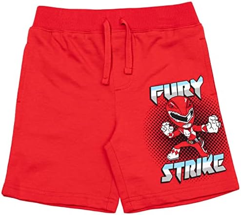 Power Rangers 2 Pack French Terry Shorts for Boys