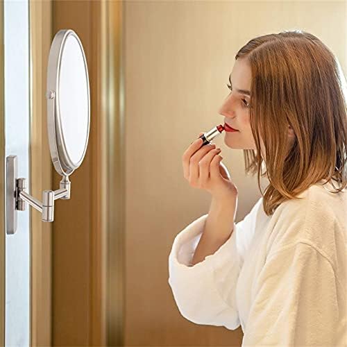 Double Sided Shaving Mirror with Magnifying Glass Wall-Mounted