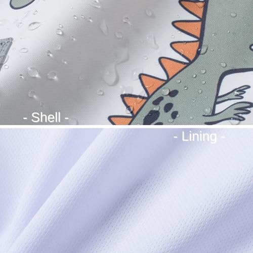 Waterproof Dinosaur Rain Jacket for Kids