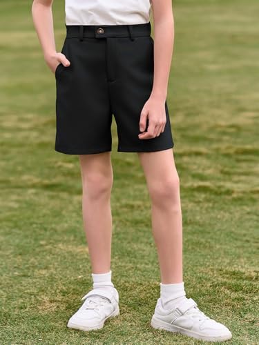 Royal Kidscharacters Boys Elastic Waist Golf Shorts 5-14 with Pockets