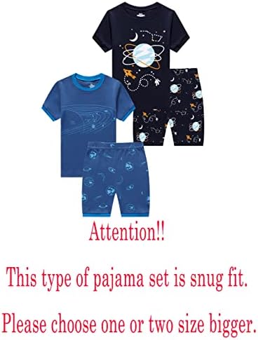 Family Feeling Boys Summer Pajama Set 100 Cotton