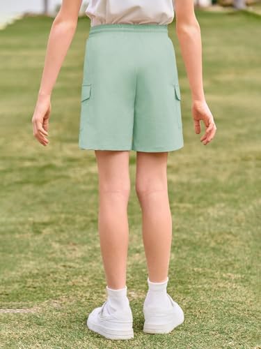 Haloumoning Boys High-Waisted Cargo Shorts 5-14 Years