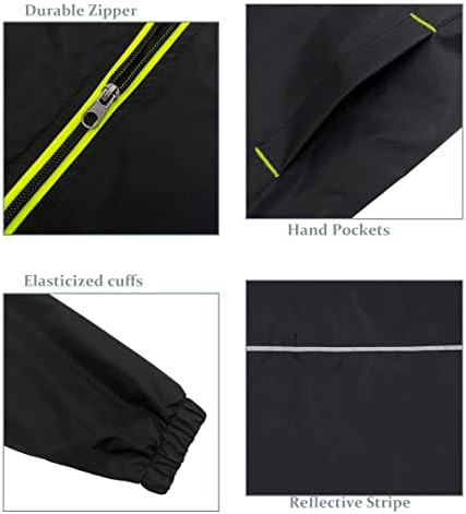 boys Lightweight Waterproof Hooded Rain Jacket