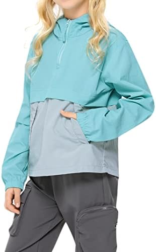 Pouch rain jacket for kids