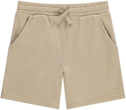 STITCH STONE Boys 4-Pack French Terry Shorts - Machine Washable Soft