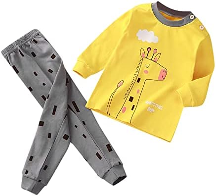 Girls Boys Toddler Soft Pajamas Cartoon Prints