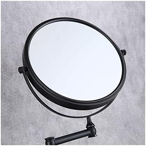 Sturdy Wall-Mounted Makeup Mirror with 360 Rotation and Flexible Arm
