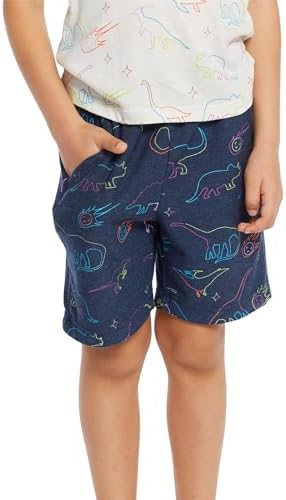 CHASER Boys Neon Dino Shorts