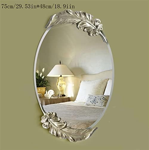Oval Wall-Mounted Makeup Mirror