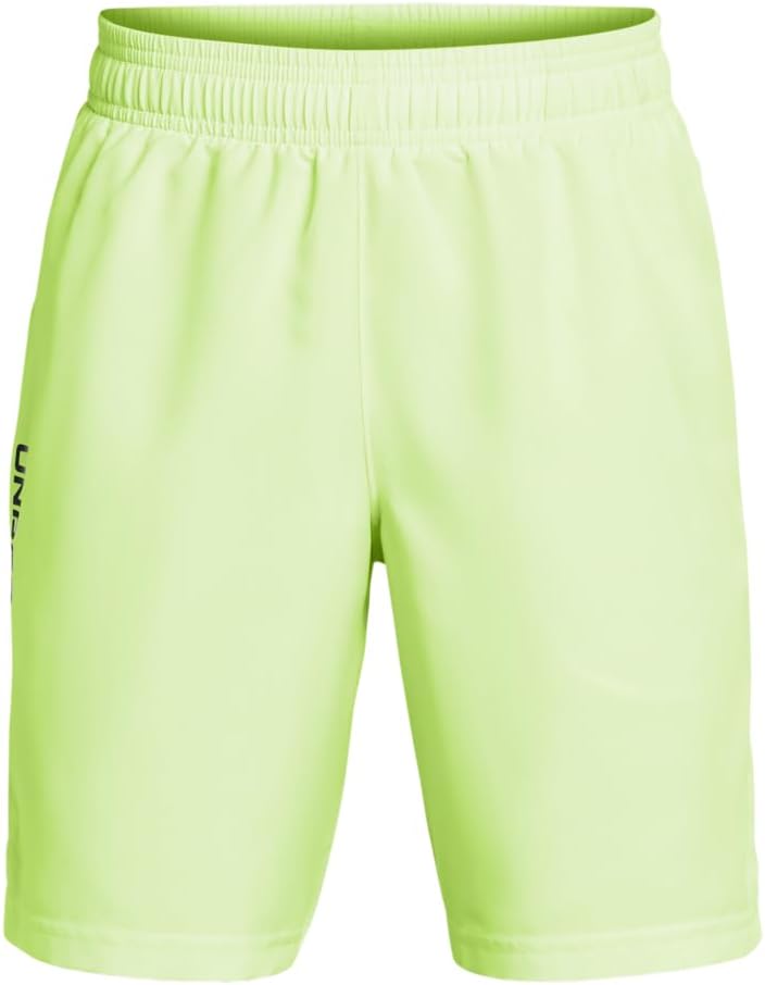 Under Armour Boys Woven Wordmark Shorts Lightweight Durable