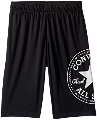Converse Boys Chuck Patch Wrap Mesh Shorts Black 7-8 Big Kids