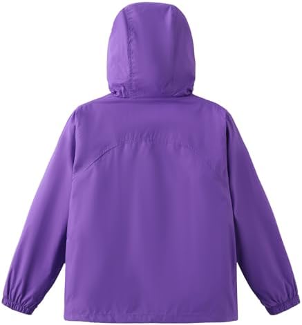 GRANDWISH Boys Girls Waterproof Rain Jacket Kids 6-14