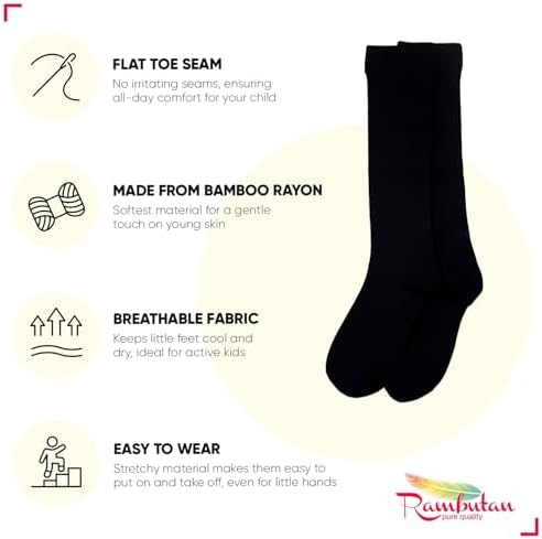 Rambutan Kids Rayon Calf Socks