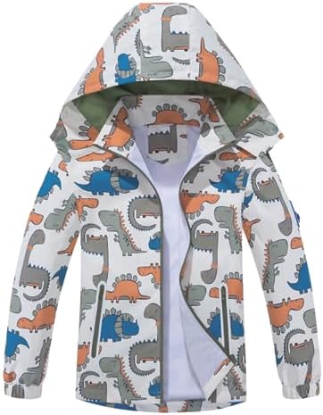 Waterproof Dinosaur Rain Jacket for Kids